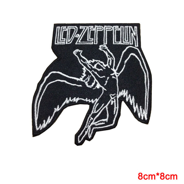 LED ZEPPELIN ENGLISH ROCK BAND EMBROIDERY IRON ON PATCH BADGE T002