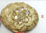 Jewel Encrusted Flower-gasm Clutch