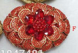 Jewel Encrusted Flower-gasm Clutch
