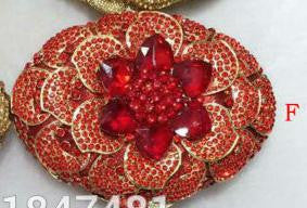 Jewel Encrusted Flower-gasm Clutch