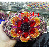 Jewel Encrusted Flower-gasm Clutch