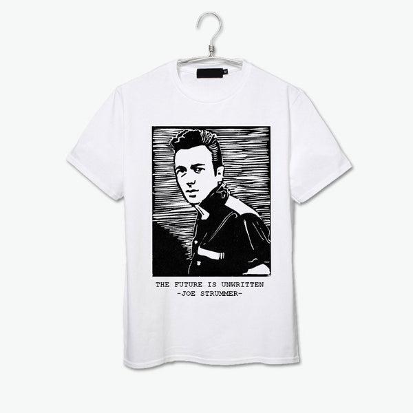 The clash joe strummer tomorrow is unwritten classic rock t shirts men women asian size