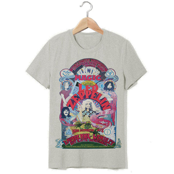 Led Zeppelin - Metaiilca - Deep Purple - Lynard Skynyrd Rock T's