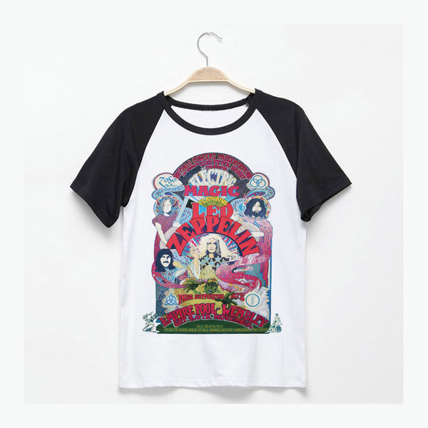 Led Zeppelin - Metaiilca - Deep Purple - Lynard Skynyrd Rock T's