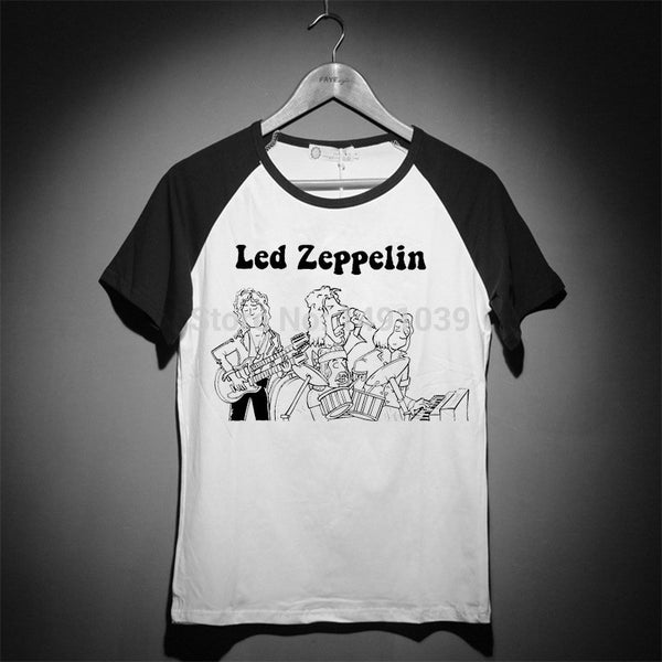 An Array of Led Zeppelin T's