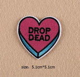 Love Small Patch Computer Embroidery Hand Sewing Ironing Sticker On Cloth Garment Hat Bag Accessories NO.927