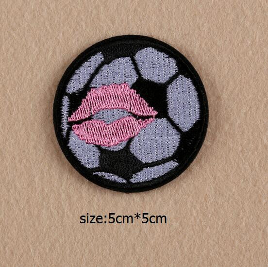 Love Small Patch Computer Embroidery Hand Sewing Ironing Sticker On Cloth Garment Hat Bag Accessories NO.927