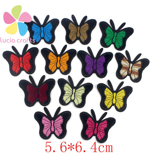 Lucia Craft Random mixed Assorted Iron-on or Sew-on Embroidered Patch Motif Applique Clothing accessories 082007182