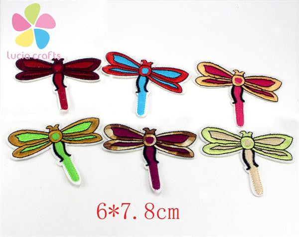 Lucia Craft Random mixed Assorted Iron-on or Sew-on Embroidered Patch Motif Applique Clothing accessories 082007182