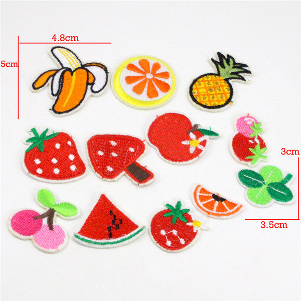 Lucia Craft Random mixed Assorted Iron-on or Sew-on Embroidered Patch Motif Applique Clothing accessories 082007182