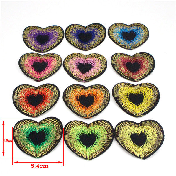 Lucia Craft Random mixed Assorted Iron-on or Sew-on Embroidered Patch Motif Applique Clothing accessories 082007182