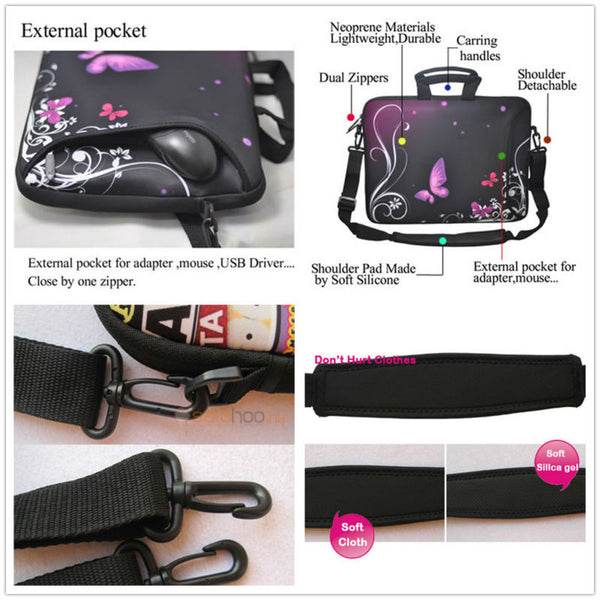 Cassette Laptop Messenger Bag