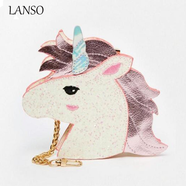 Unicorn Head Coin Purse Realness