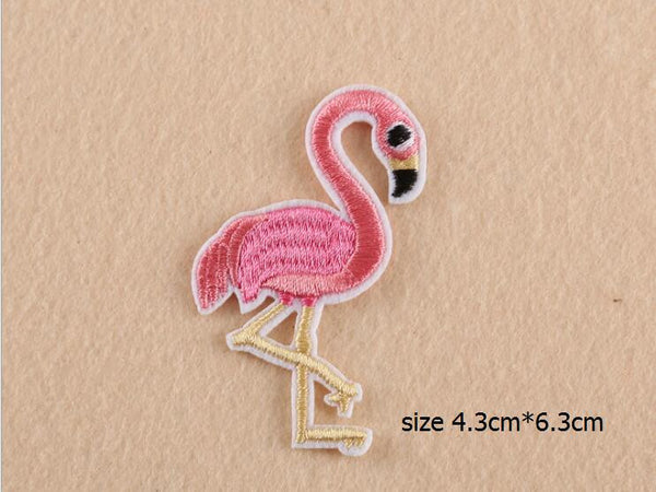 New Down pilot Jacket Delicate Fashion Embroidery Iron On Patches Beauty Badges Letters Birds Sugar Car Motif Applique