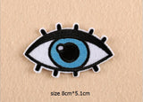 New Down pilot Jacket Delicate Fashion Embroidery Iron On Patches Beauty Snake Gun Animal Gitter Badges Motif Applique