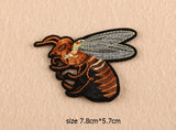 New Down pilot Jacket Delicate Fashion Embroidery Iron On Patches Beauty Snake Gun Animal Gitter Badges Motif Applique