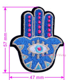 New POP Sequins Sewing Brand Patch Retro Hand Embroidery Patches Hotfix Applique Feather Hot Fix Motif DIY Clothes Stickers