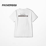 PROVERGOD Summer Mens Short Sleeve O Neck T-shirt Music Style Tops Tees Classic Rock Print Casual T Shirt S-3XL
