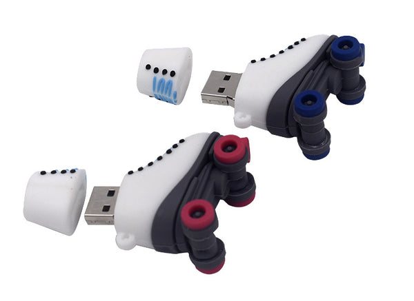 Roller Skates USB Flash Drive - 2GB 4GB 8GB 16GB 32GB