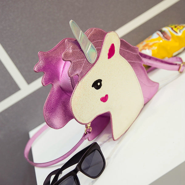 Unicorn Head Purse # 2