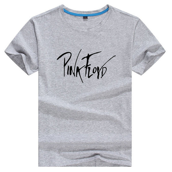 Pink Floyd Girl Tee Punk Rock 2017 Summer Women Lettering Print T-shirt Swag Harajuku Female Tshirt White Mercerized Cotton