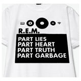 R.E.M. classic rock live lose my religion everybody hurts man on the moon rock fashion black ans white t shirt