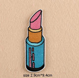 Rainbow Lip Balm Camera Poo Patches Iron On Embroidered Patch For Clothing Stick On Badge Paste For Clothes Sew On Bag Pants