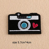 Rainbow Lip Balm Camera Poo Patches Iron On Embroidered Patch For Clothing Stick On Badge Paste For Clothes Sew On Bag Pants