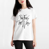 Pink Floyd Girl Tee Punk Rock 2017 Summer Women Lettering Print T-shirt Swag Harajuku Female Tshirt White Mercerized Cotton