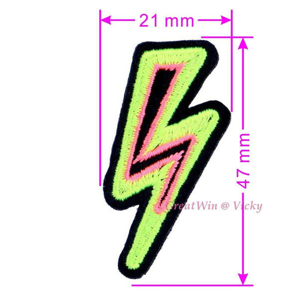 Sewing Clothes Gun Patch Iron On Embroidery Patches Hotfix Applique Motifs Sew On Garment Stickers Crown Bee Donut Bomb Cool New