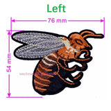 Sewing Clothes Gun Patch Iron On Embroidery Patches Hotfix Applique Motifs Sew On Garment Stickers Crown Bee Donut Bomb Cool New