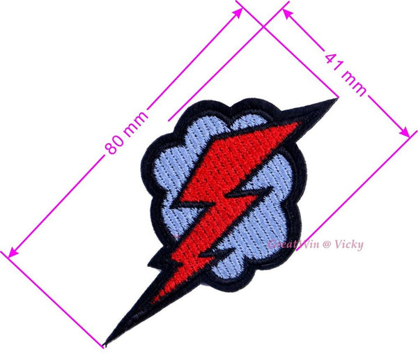 Sewing Clothes Gun Patch Iron On Embroidery Patches Hotfix Applique Motifs Sew On Garment Stickers Crown Bee Donut Bomb Cool New