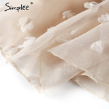 Simplee Sexy off shoulder chiffon blouse women Summer flare sleeve lace blouse Elegant beach party blusas 2017