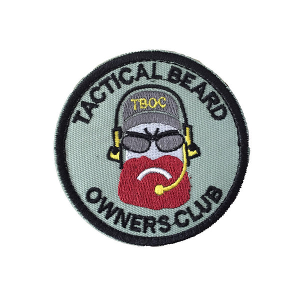 Tactical Beard owners club "BREAD MAN" Embroidery armband morale Patch Badge Fabric Armband Sticker Military