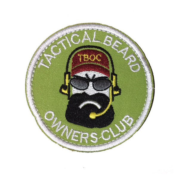 Tactical Beard owners club "BREAD MAN" Embroidery armband morale Patch Badge Fabric Armband Sticker Military