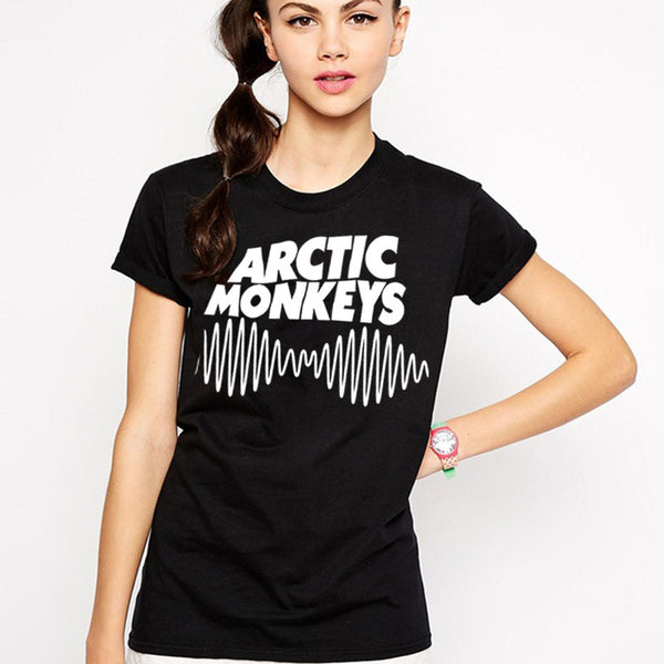 The Beatles Summer 2017 T Shirt Women Casual Fashion Punk Rock Black Top Tee Letter Print Plus Size Clothing Poleras De Mujer