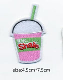 The Glass Bottle Patch Computer Embroidery Badges Hand Sewing Ironing Sticker On Cloth Garment Hat Bag Accessories
