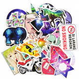 Hot Sale 50 Pcs Galaxy Stickers Mixed Toy Cartoon Skateboard Luggage Vinyl Decals Laptop Phone Car Styling Bike JDM DIY Sticker