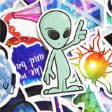 Hot Sale 50 Pcs Galaxy Stickers Mixed Toy Cartoon Skateboard Luggage Vinyl Decals Laptop Phone Car Styling Bike JDM DIY Sticker