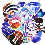 Hot Sale 50 Pcs Galaxy Stickers Mixed Toy Cartoon Skateboard Luggage Vinyl Decals Laptop Phone Car Styling Bike JDM DIY Sticker