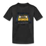 Vintage Cassette Music Tape T Shirts Funky  Boy T-shirt For Kids Creative Hip Hop Boy Clothes Camiseta