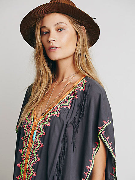 Bohemian Boho Embroidered Hippie Feels AKA The Kaftan