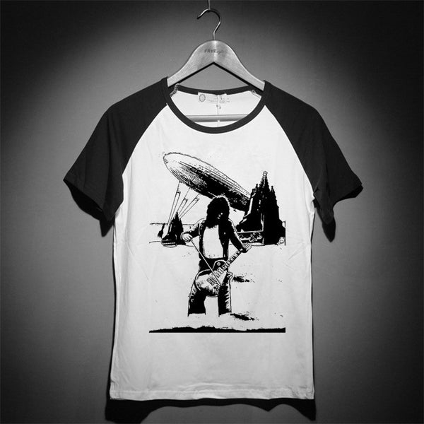 An Array of Led Zeppelin T's