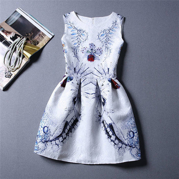 Elegant O-neck Dress
