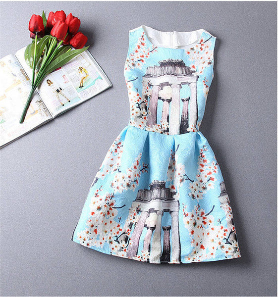 Elegant O-neck Dress