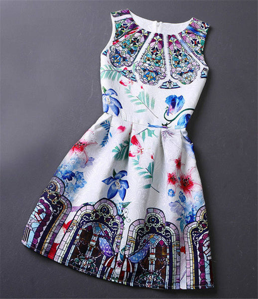 Elegant O-neck Dress